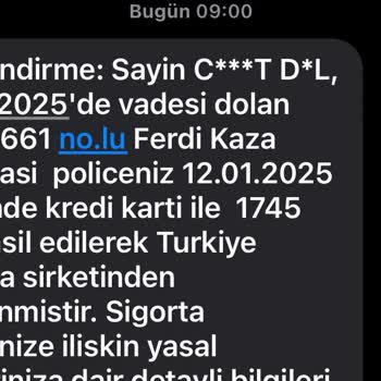 Onaysız Sigorta İşlemi Ve Para Kesintisi