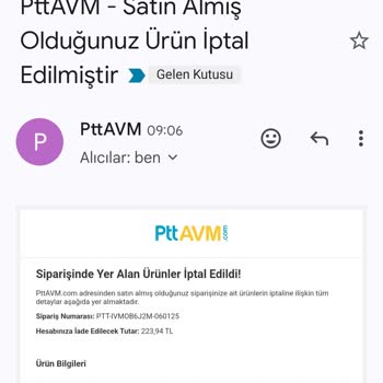 Sipariş İptaliyle Zaman Kaybı