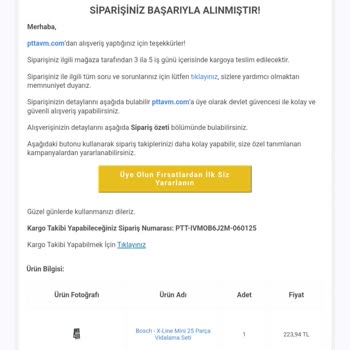 Sipariş İptaliyle Zaman Kaybı