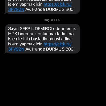 HGS Borcu Hakkında Şüpheli Mesajlar Ve Kimlik Bilgisi Güvenliği
