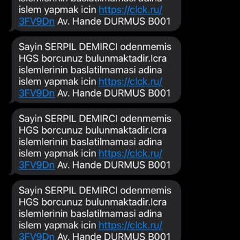 HGS Borcu Hakkında Şüpheli Mesajlar Ve Kimlik Bilgisi Güvenliği