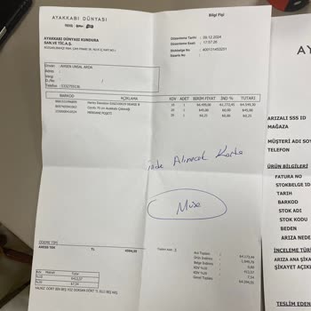 Ayakkabı Dünyası'ndan Alınan Ayıplı Ürün Ve İade Sorunu