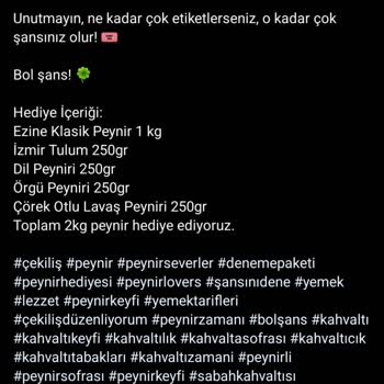 Çekilişle Kazandığım Hediye Peynir Kolisi Hâlâ Ulaşmadı!