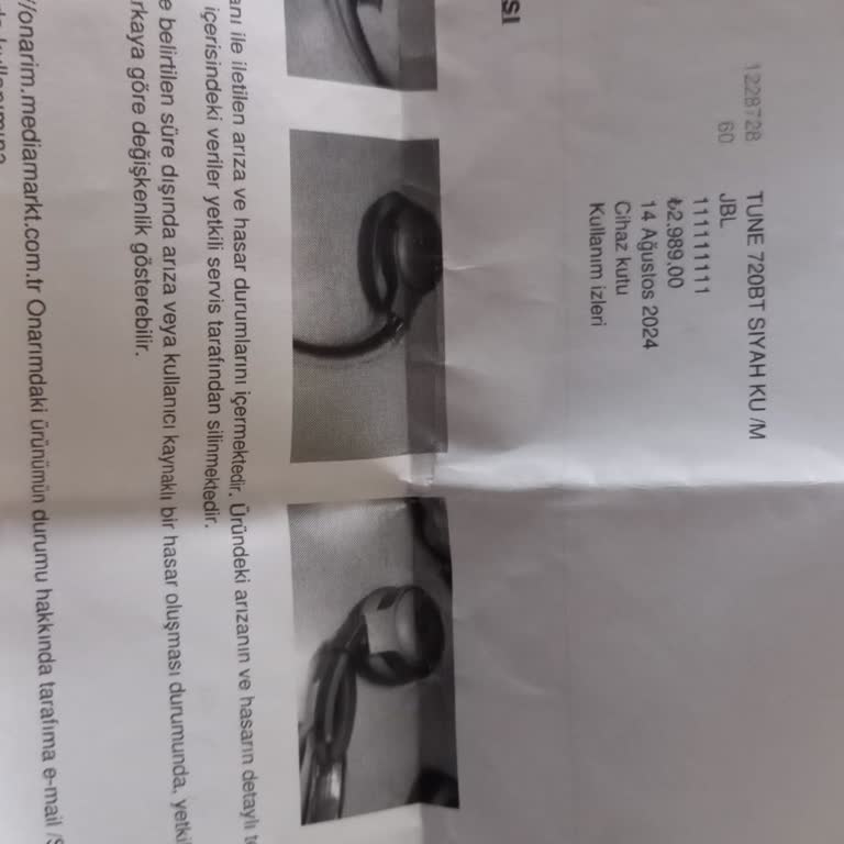 JBL Kulaklıkta Anlamsız Ücret Talebi