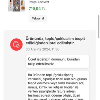 Çeyiz Seti Siparişinde Kur Farkı Ve İptal Mağduriyeti