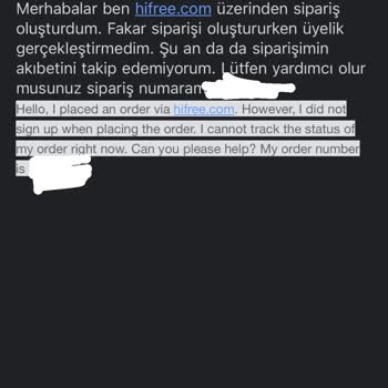 Sipariş Takip Sorunu Ve İletişim Eksikliği