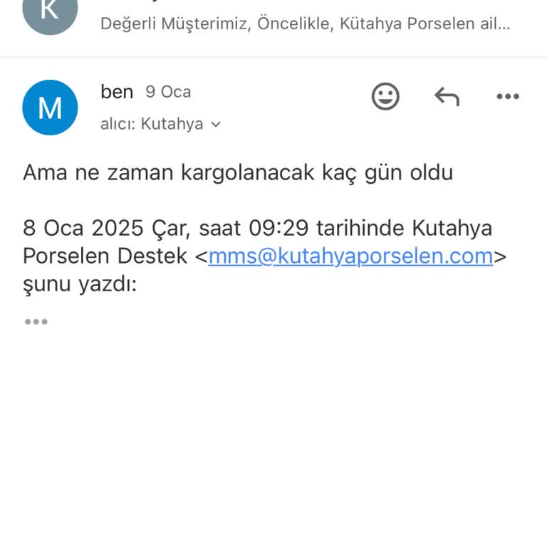 Kütahya Porselen'de Kargo Ve İletişim Sorunu