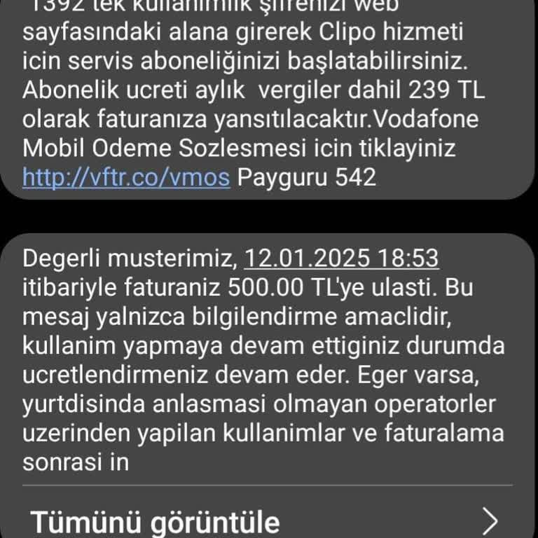 Beklenmedik Abonelik Ücreti Şoku