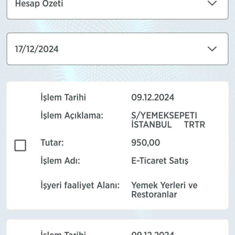 Yemeksepeti Hesabımda İzinsiz İşlemler Ve İade Edilemeyen Bakiye