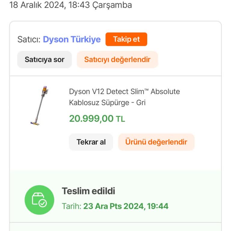 Dyson Süpürge Ayak Ünitesi Sorunu Ve Müşteri Hizmetleri İletişim Engeli