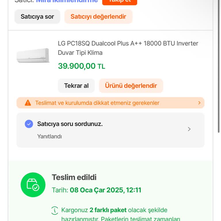 Montaj Gecikmesi İş Yerimi Soğukta Bıraktı
