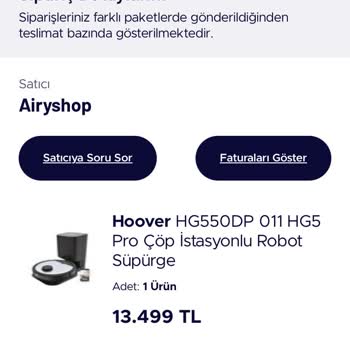 Hoover Robot Süpürge Servis Sorunu Ve İletişim Eksikliği
