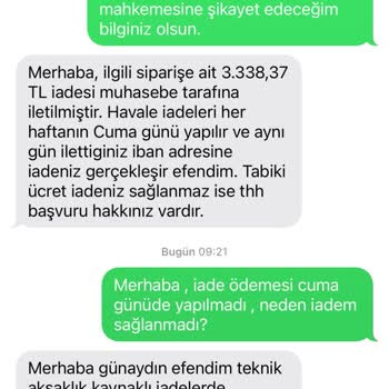 Sipariş Edilen Ayakkabının Teslim Edilmemesi Ve İade Sürecinde Sorunlar