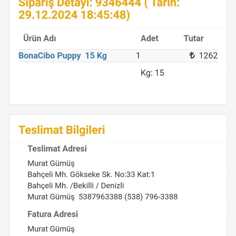 BonaCibo Yavru Köpek Maması Yan Etkileri