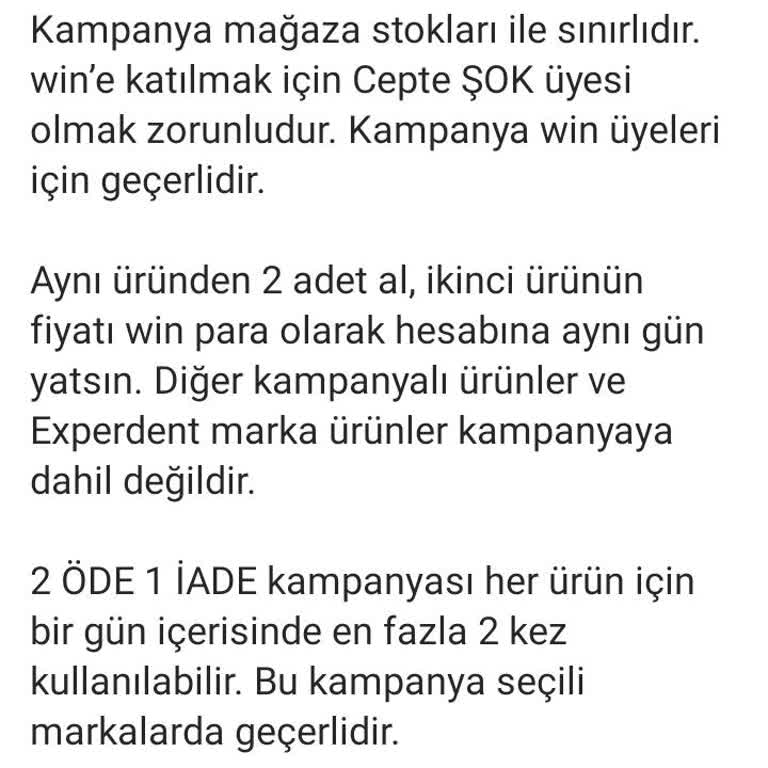 Şok Market Online Alışveriş Kampanya Sorunu