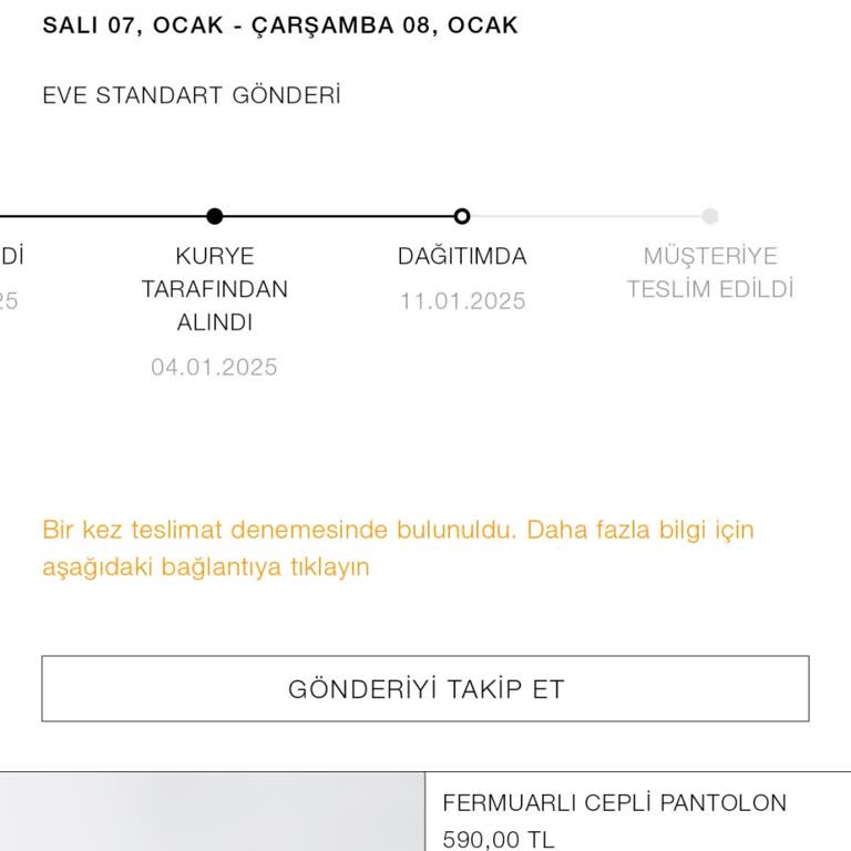 Kargo Ve İletişim Sorunlarıyla Zara Online Alışveriş Deneyimi!