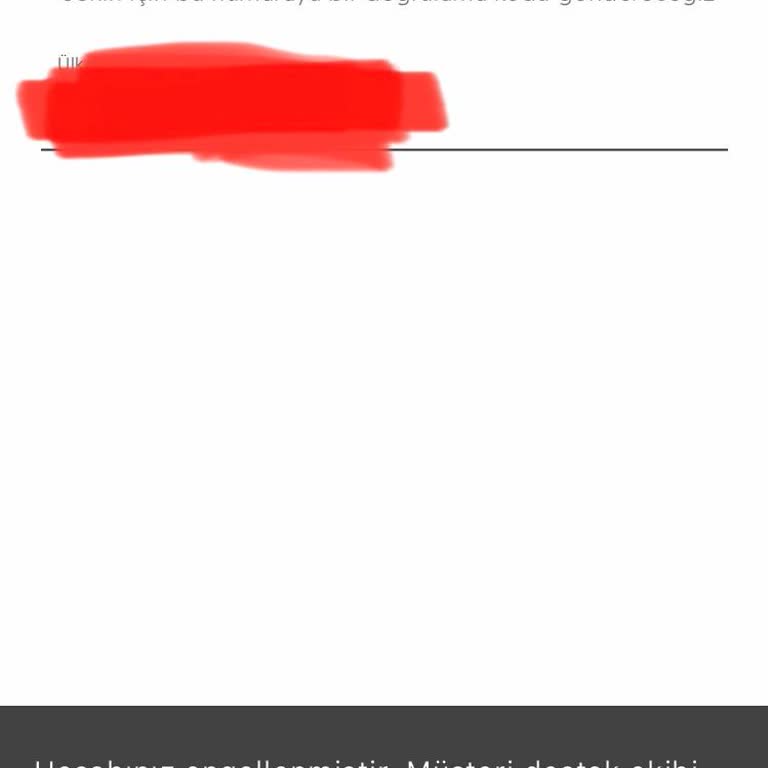 Haksız Hesap Engellemesiyle Karşılaştım