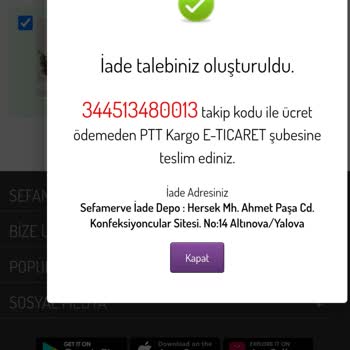 İade Ücreti Hakkında Belirsizlik Ve İletişim Sorunları