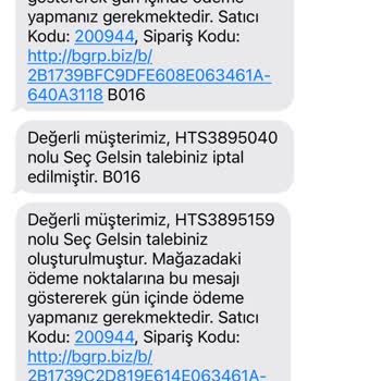 İzmir İstinyePark Boyner'de Mont Siparişi Sorunu