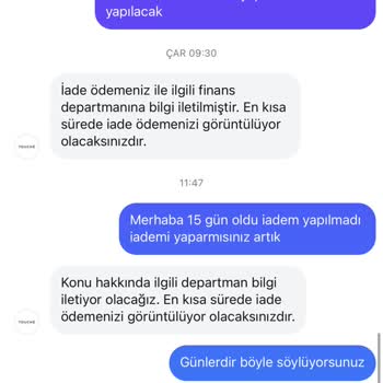İade Süreci Uzayan Touche Triko Bluz Siparişi