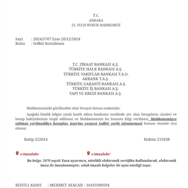 Mahkeme Kararına Rağmen Banka Engeli