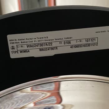 Bosch Çamaşır Makinesi Hayal Kırıklığı