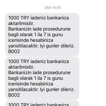 İade Edilmeyen Bilet Ücreti Ve Ulaşılamayan Müşteri Hizmetleri