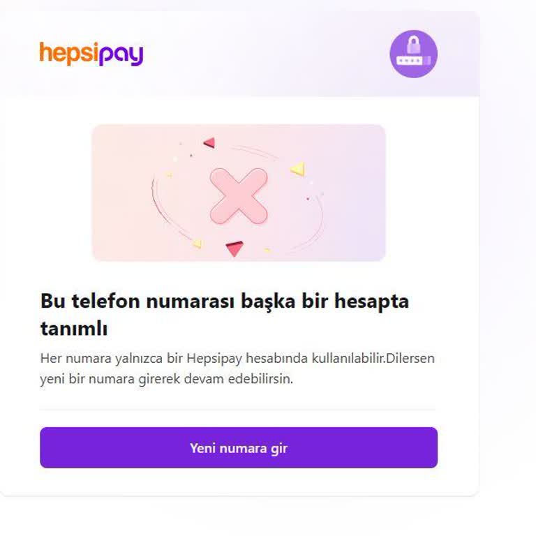 Hepsipay Hesabıma Giriş Sorunu!