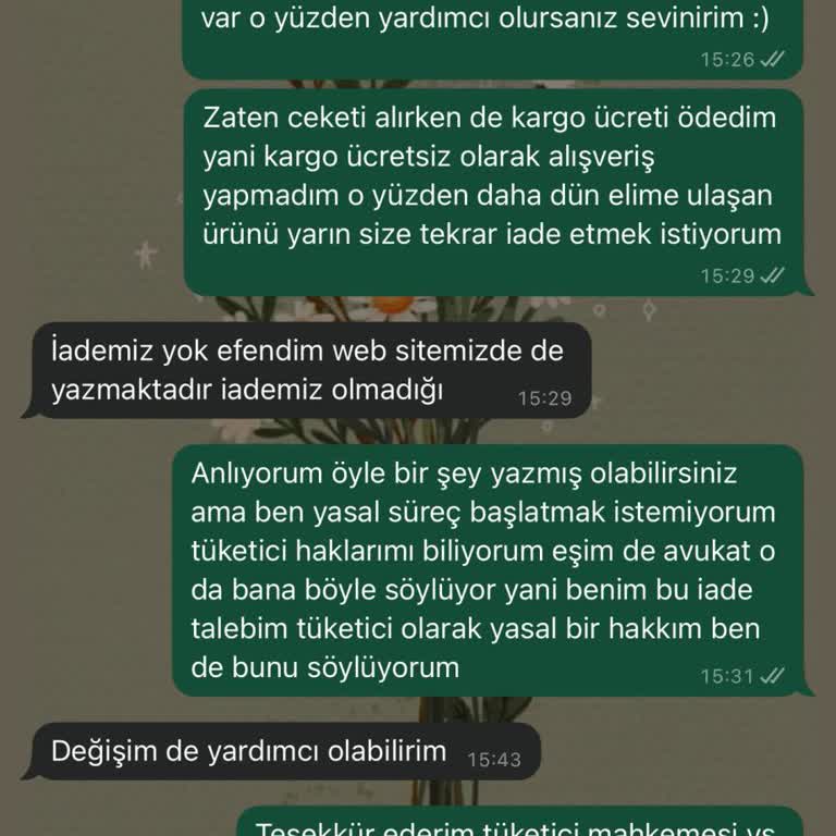 İade Hakkı Engellenen Müşteri Mağduriyeti