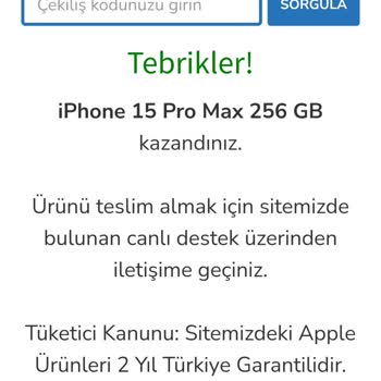 Çekiliş Kazandım Derken Mağdur Oldum!