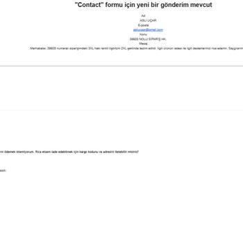 Yanlış Beden Ve Geciken İade: Çözüm Bekliyorum!