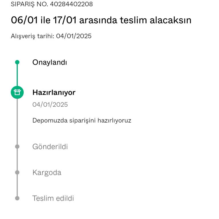 Ürün Teslimatında Gecikme Ve İletişim Sorunları