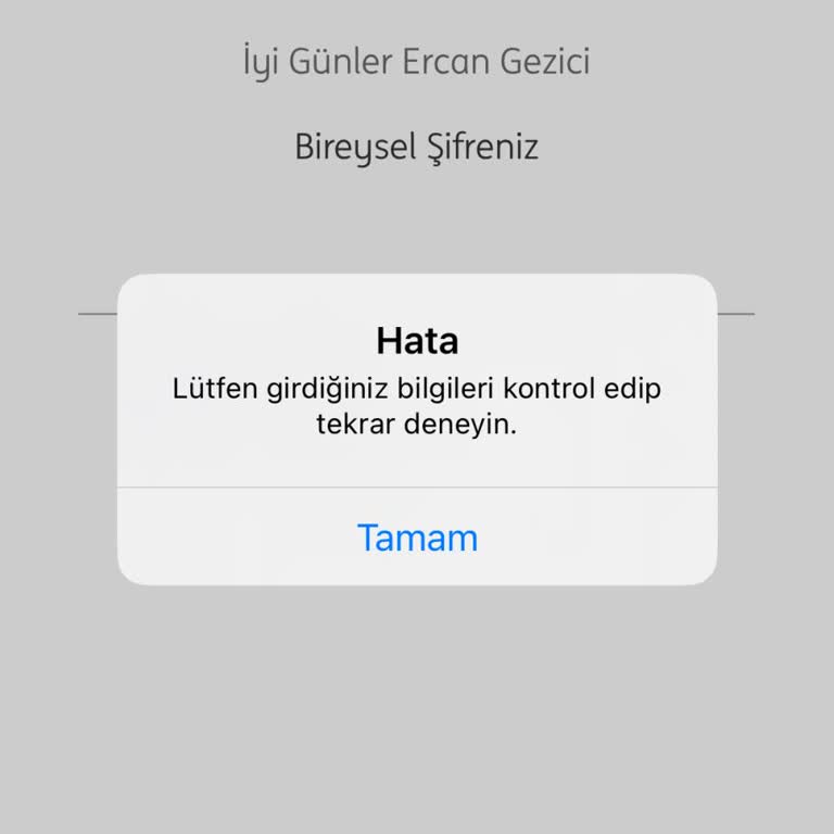 ING Bankası Mobil Uygulama Sorunu Ve Mağduriyet