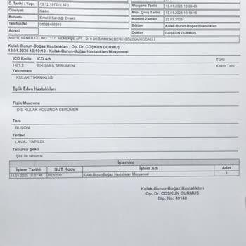 Tamamlayıcı Sağlık Sigortası Kullanımıyla İlgili Sorun