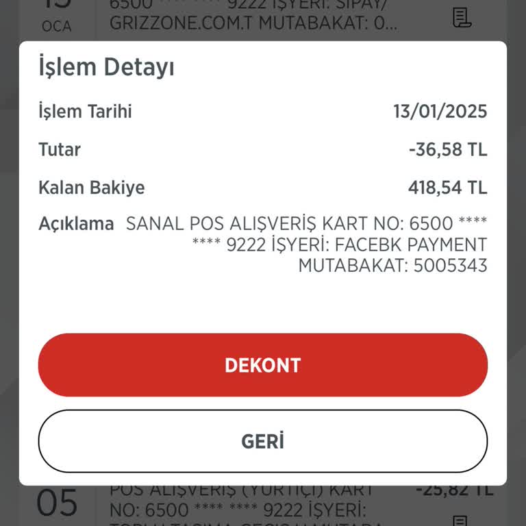 Bilinmeyen Facebook Ödemeleriyle Hesap Boşaltıldı