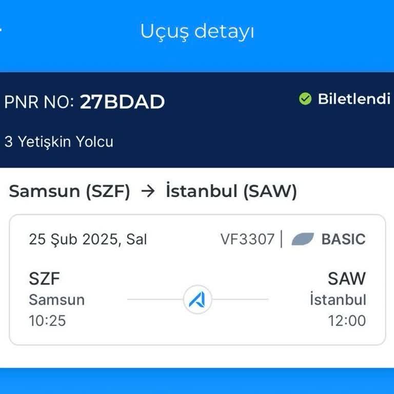 Ajet Firması İle Bilet Değişikliği Sorunu