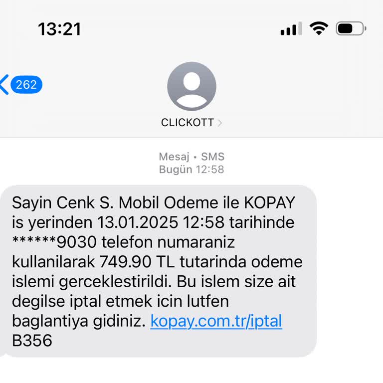 Mobil Ödeme Şoku: Bilgim Dışında Yapılan İşlem