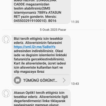 Atasun Optik Teşhir Ürünü ve Yanıltıcı Satış Taktikleri Mağduriyeti