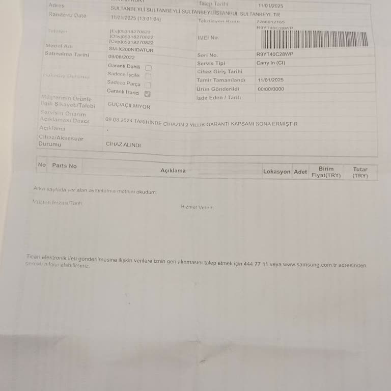 İkinci El Tablet Şoku: Sıfır Diye Aldım, Garantisi Bitmiş Çıktı