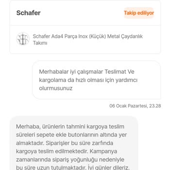 Çaydanlık Siparişim Neden Hâlâ Gönderilmedi?