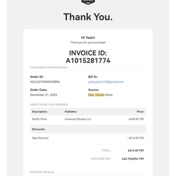 Epic Games Hesabımın Kurtarılması Konusunda Yetersiz Destek