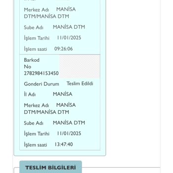 Teslim Edilmeyen Sipariş Ve Yetersiz Müşteri Desteği