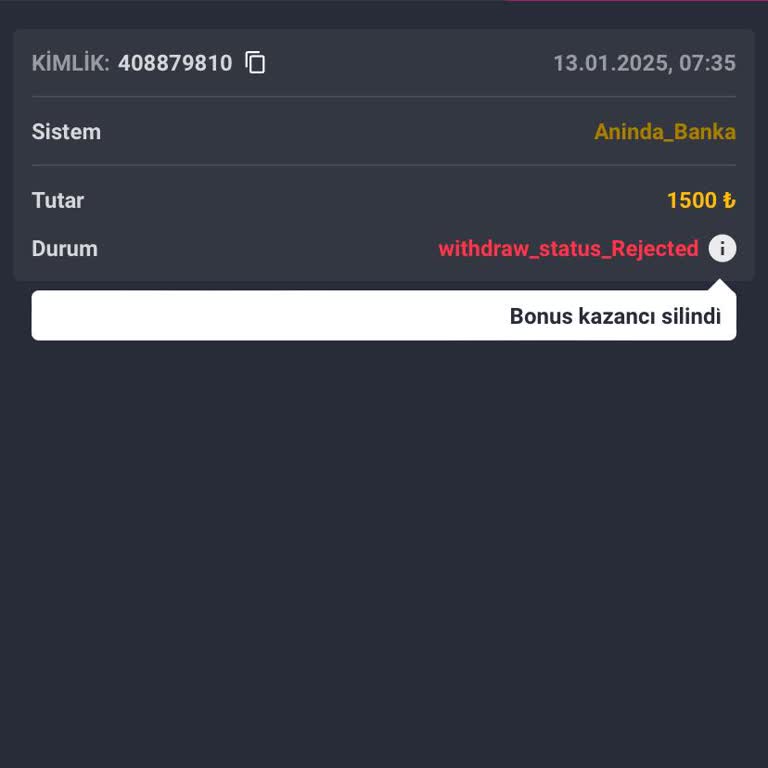 Gamabet Deneme Bonusu Kazançlarının Ödenmemesi