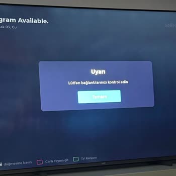 Kablo TV Yazılım Güncellemesi Sonrası Yayın Sorunları