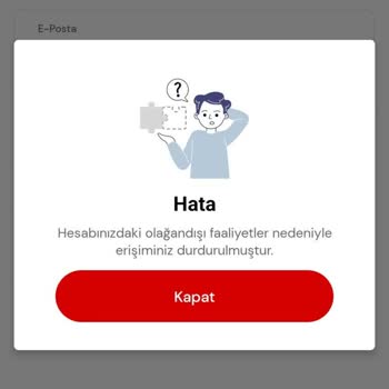 Passo Uygulaması Ve Web Sitesinde Hesap Erişim Sorunu