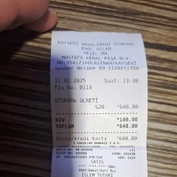 Kayseri Havalimanı Otopark Ücretlerindeki Anormal Artış