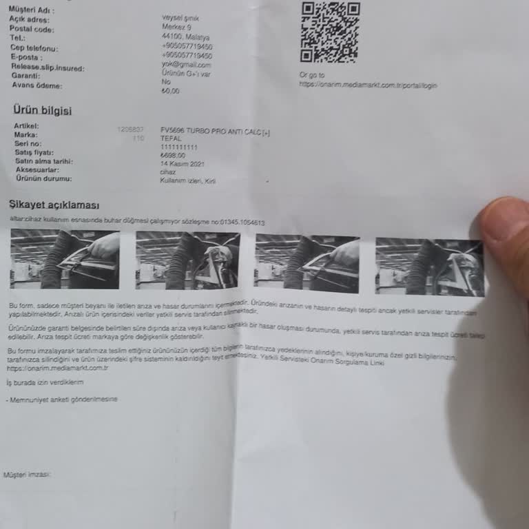 Media Markt'ta Ütü Garanti Sorunu Ve Yetersiz Çözüm