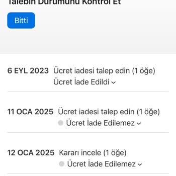 Yanlışlıkla Alınan Uygulama İçin Para İadesi Talebi