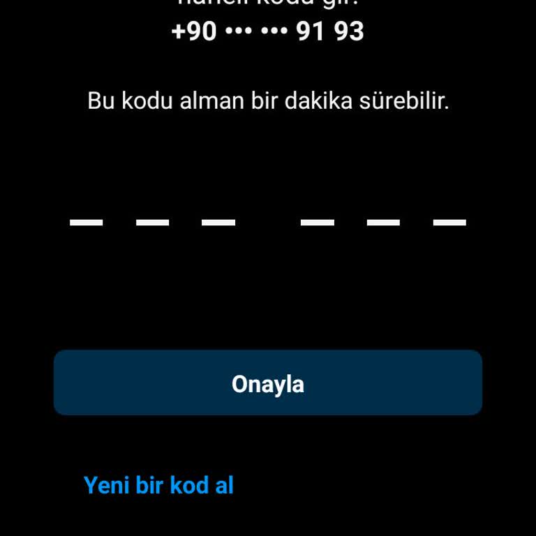 Instagram Giriş Sorunu: Kod Gelmiyor