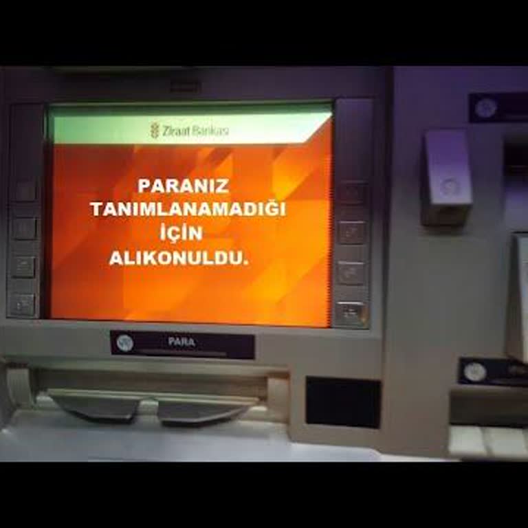 ATM'de Kaybolan Para Ve İlgisiz Banka Hizmetleri